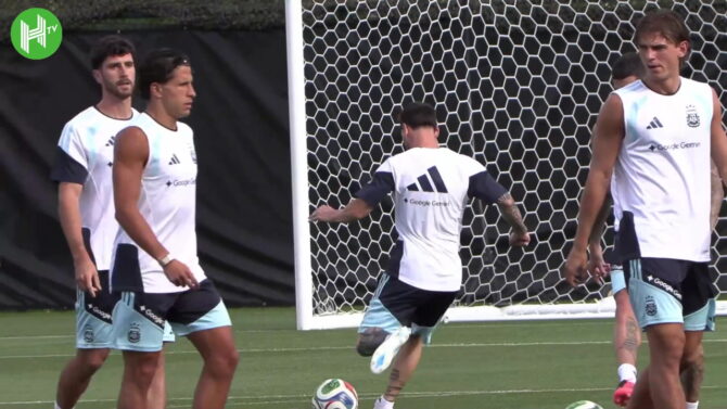 Messi zaubert im Training: Argentinien bereitet sich auf Österreich vor