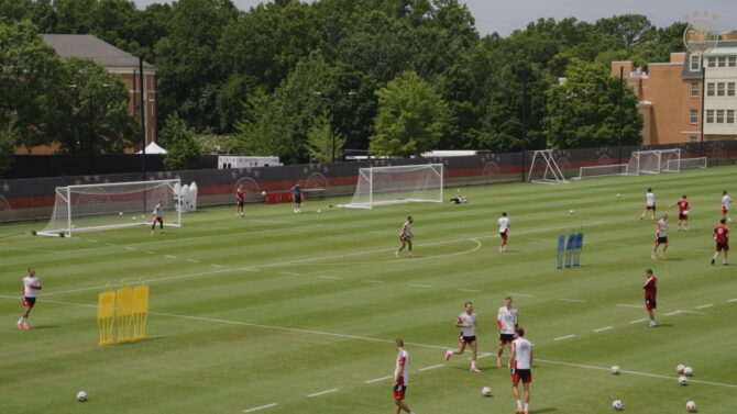 Torschusstraining der deutschen Nationalmannschaft