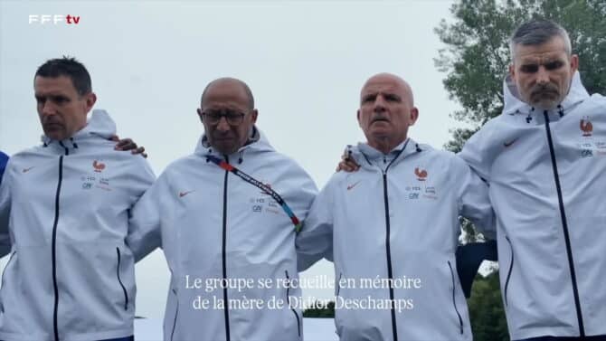 Frankreich gedenkt: Schweigeminute für Deschamps' Mutter