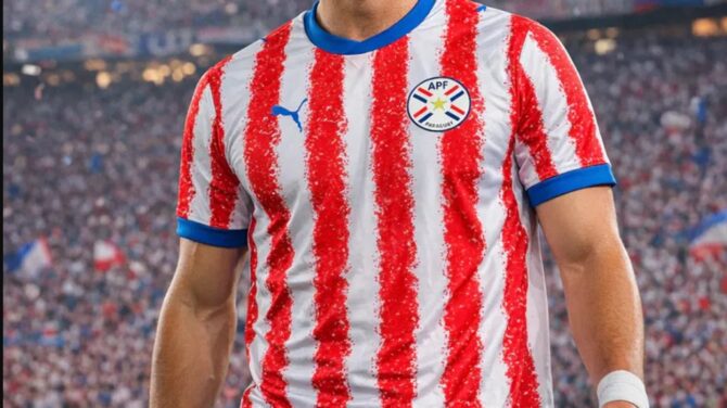 Paraguay Heimtrikot für die WM 2026