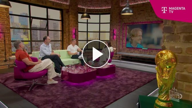 Die MagentaTV-Breakfast-Club-Runde diskutiert vor der Night of the Stars über das Fernduell Cristiano Ronaldo gegen Lionel Messi.