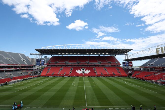 Innenansicht des Toronto Stadium vor dem WM-2026-Gruppenspiel der Gruppe E zwischen Deutschland und der Elfenbeinküste am 20. Juni 2026 in Toronto. (Megan Briggs / Getty Images)