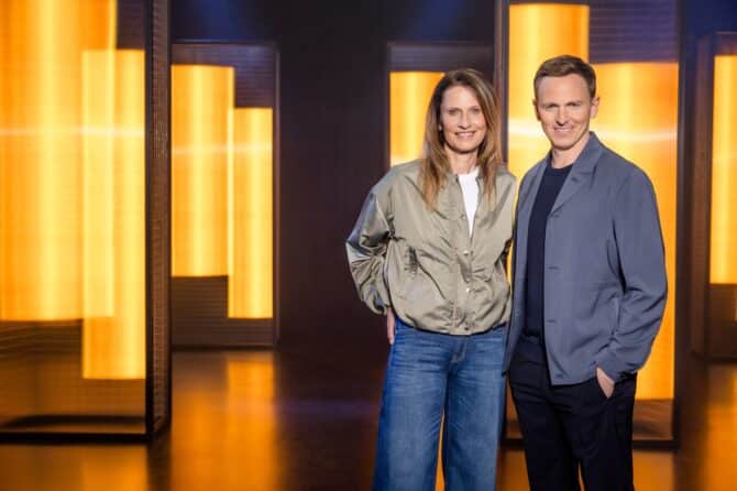 Katrin Müller-Hohenstein, Jochen Breyer © ZDF und Nadine Rupp