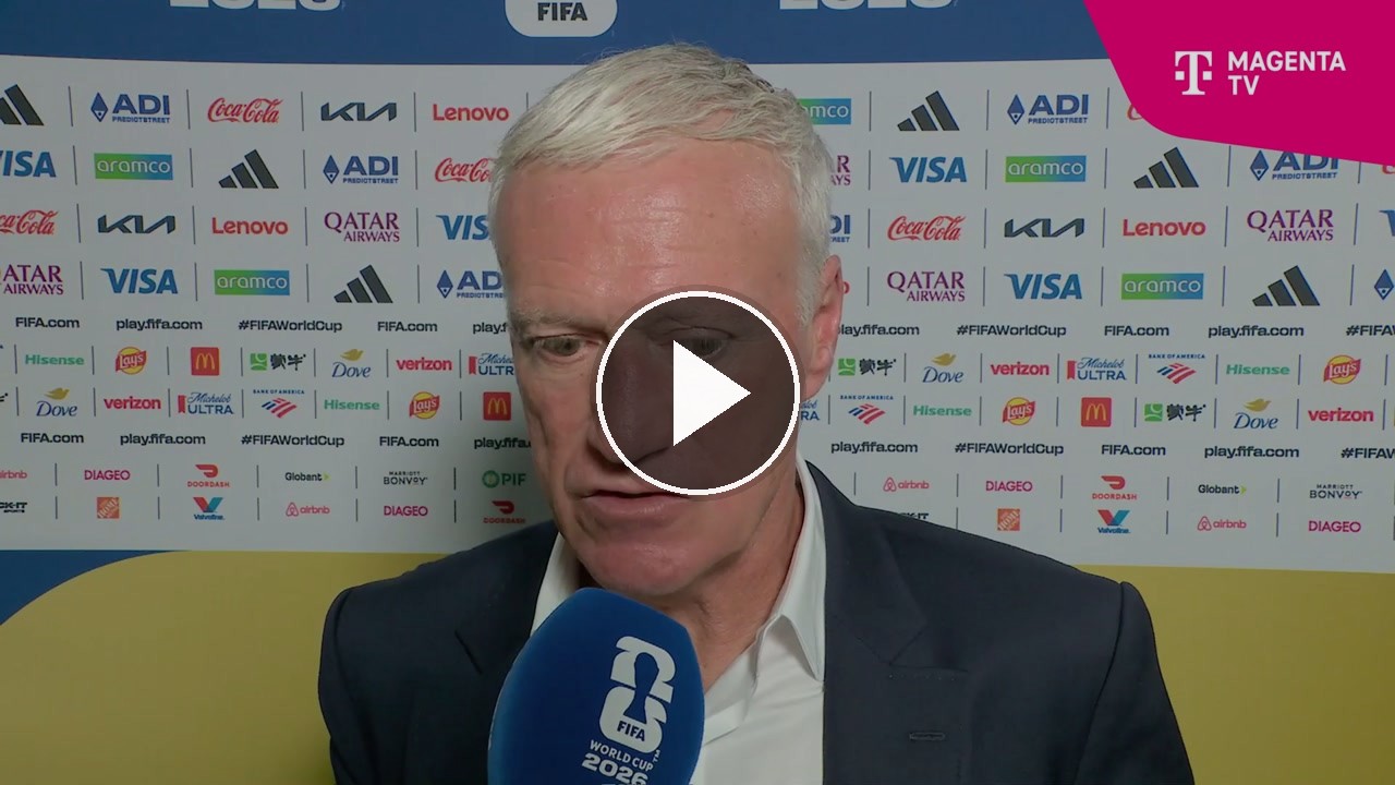 MagentaTV WM 2026 Video: Angesäuerter Deschamps in der Halbzeit: „Wir müssen einfach mehr tun“ Halbfinale FRA-ESP