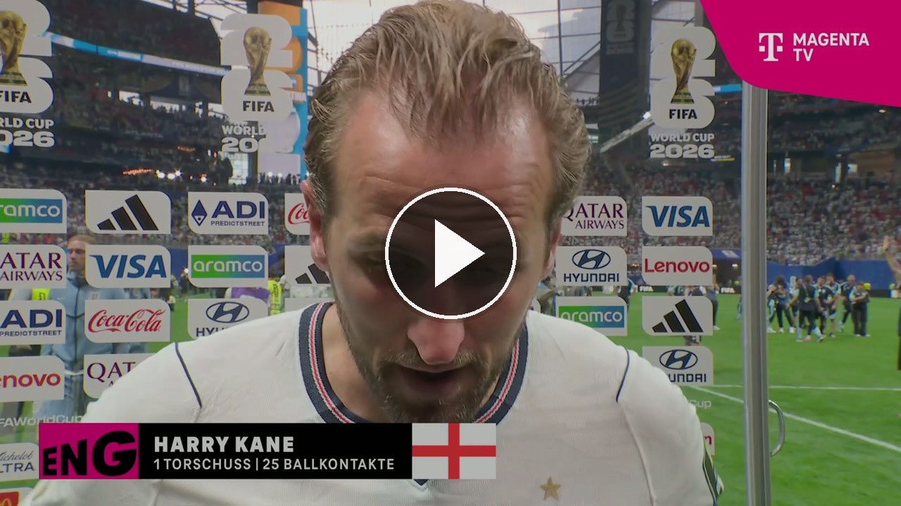 Video WM Halbfinale – Kane nach bitterer Niederlage: „Geschwitzt, Tränen, Blut: Es hat nicht ausgereicht“