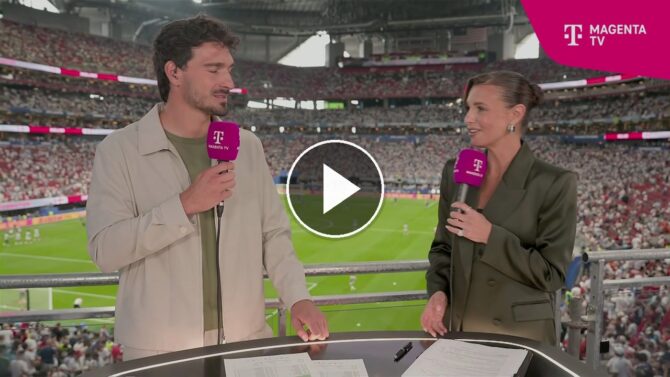 Mats Hummels schwärmt bei MagentaTV von Lionel Messi vor dem WM-Halbfinale England gegen Argentinien. (Screenshot: MagentaTV)