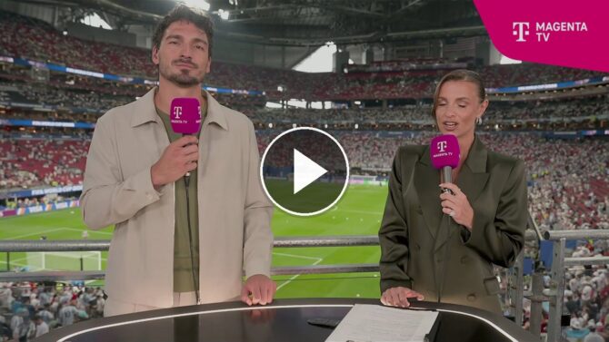 Mats Hummels spricht bei MagentaTV über Jürgen Klopp als kommenden Bundestrainer. (Screenshot: MagentaTV)