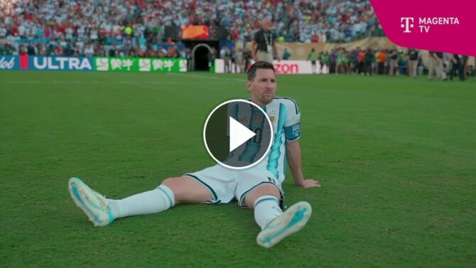 Enttäuschte argentinische Spieler nach dem verlorenen WM-Finale 2026 gegen Spanien
