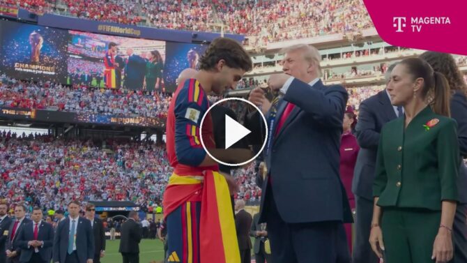 Thomas Mueller ueber Donald Trump bei der WM 2026 (Screenshot: MagentaTV)