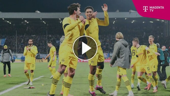 Mats Hummels und Jude Bellingham gemeinsam im Trikot von Borussia Dortmund, der MagentaTV-Experte spricht über seinen früheren Teamkollegen.