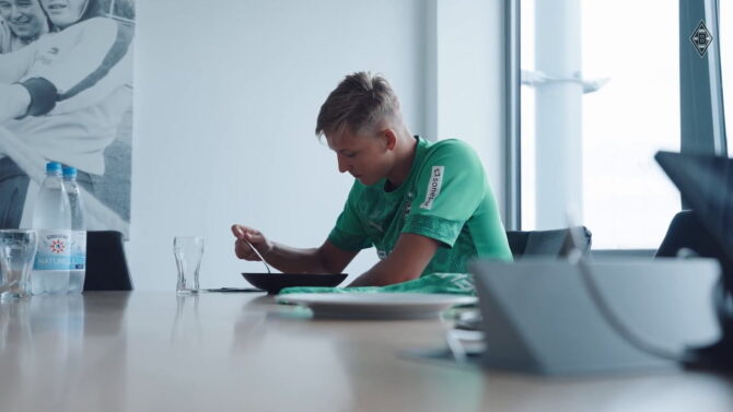 Jan Leszczynski: Erster Tag bei Borussia Mönchengladbach