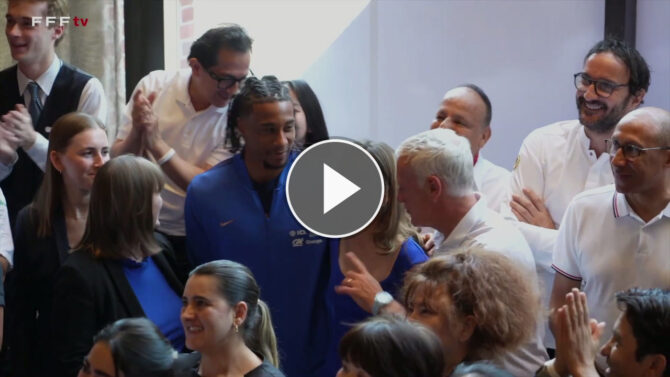 Les Bleus verabschieden sich vor dem Spiel um Platz drei von Boston