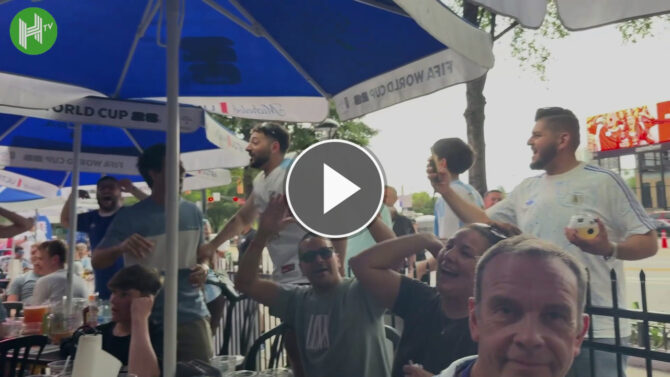 Argentinien gegen England: Fans heizen sich vor dem Halbfinale ein