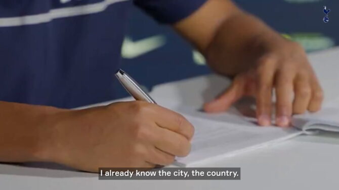 Mateus Fernandes über seinen Wechsel zu Tottenham Hotspur