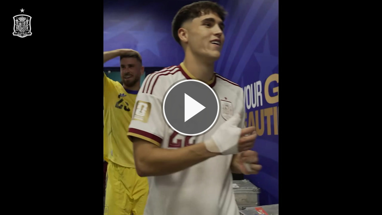 WM 2026 Video: Spaniens Kabine explodiert nach WM-Finaleinzug