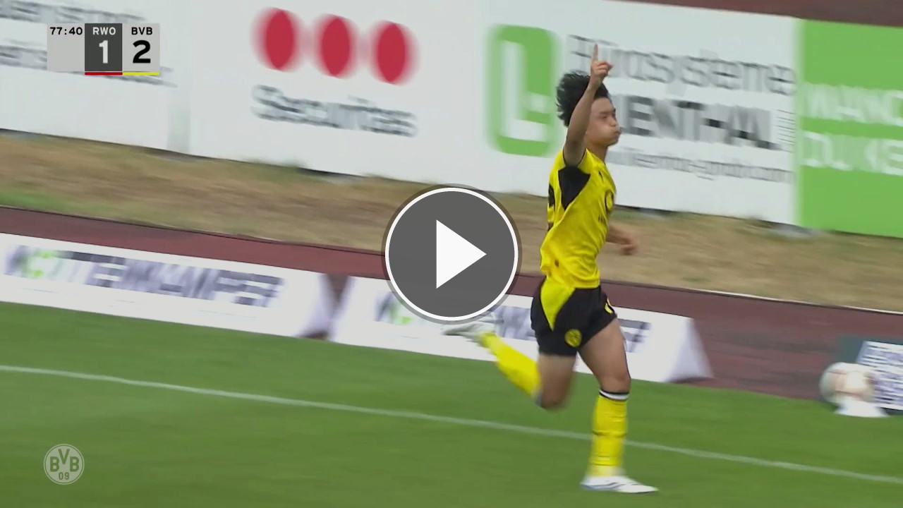 Bundesliga Video: Takato Yamamoto trifft erstes Tor für Borussia Dortmund