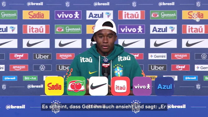 Endrick lobt Ancelotti: „Er ist furchtlos und gesegnet