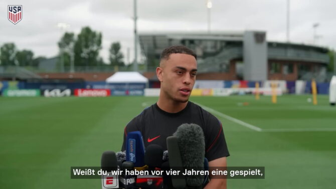 Dest: Selbstvertrauen der US-Nationalmannschaft ist auf dem Maximum