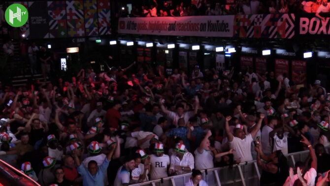 England-Fans feiern Einzug ins WM-Viertelfinale gegen Mexiko