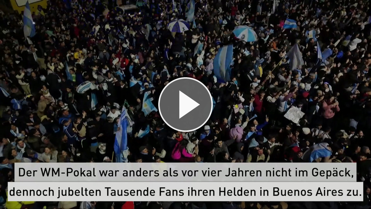 WM 2026 Video: Tausende Fans empfangen Argentinien nach WM-Finale
