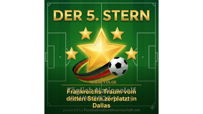 Podcast Der 5. Stern zur WM 2026: Analyse zu Spaniens 2:0 gegen Frankreich im Halbfinale und dem Ende der Ära Deschamps