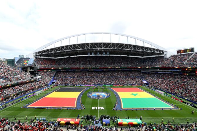 Blick ins Seattle Stadium, Austragungsort des WM-2026-Achtelfinals USA gegen Belgien