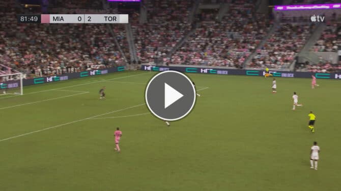 Messi trickst Abseitsfalle aus und trifft gegen Toronto