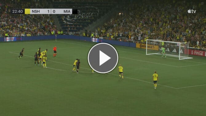 Messi verschießt Elfmeter gegen Nashville SC