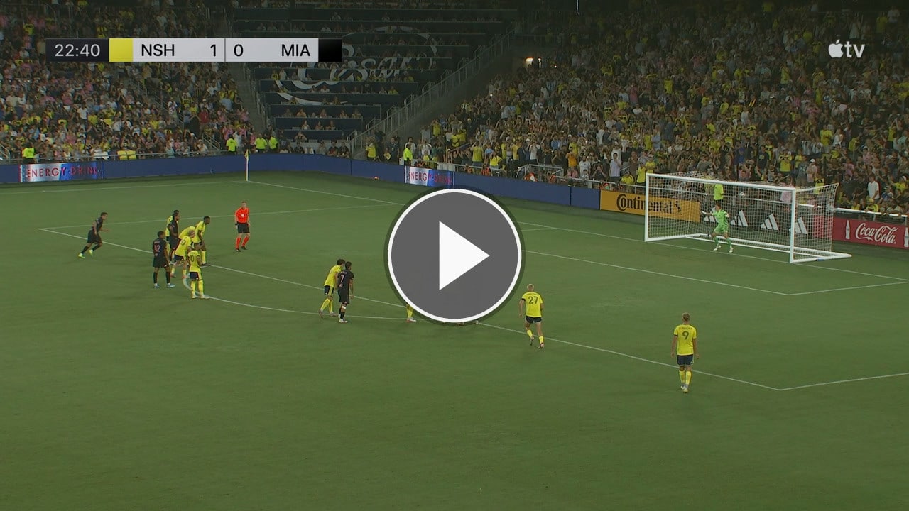 Fußball Videos Messi verschießt Elfmeter gegen Nashville SC