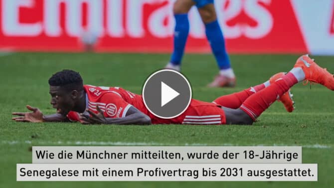 FC Bayern: Ndiaye bleibt dem Verein langfristig treu