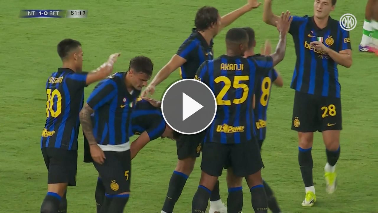 Fußball Videos John Stones trifft bei Inter-Debüt zum Sieg gegen Betis