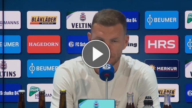 Dzeko über seine Vertragsverlängerung bei Schalke 04