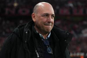 Fernando Carro, CEO von Bayer 04 Leverkusen, vor dem DFB-Pokal-Halbfinale gegen den FC Bayern München