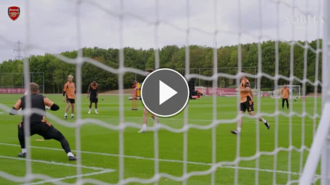 Arsenal: Gyökeres und Madueke stark im Training vor Chelsea