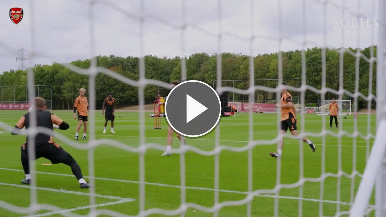 Fußball Videos Arsenal: Gyökeres und Madueke stark im Training vor Chelsea