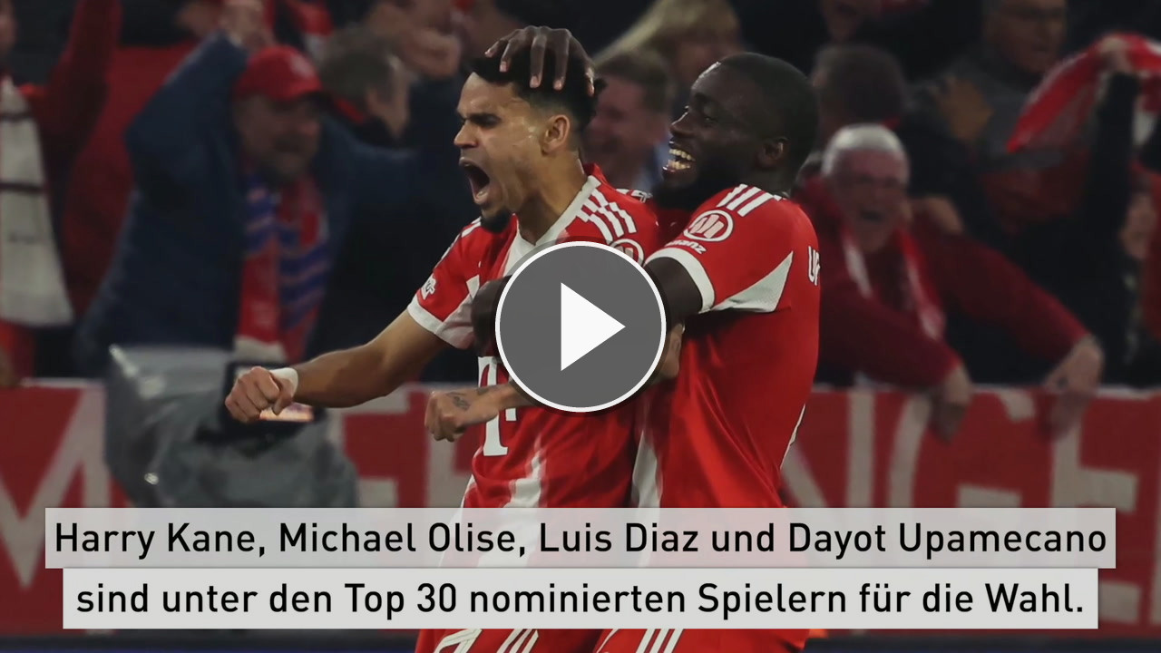 Fußball Videos Ballon d’Or: Vier Bayern-Stars unter den Top 30