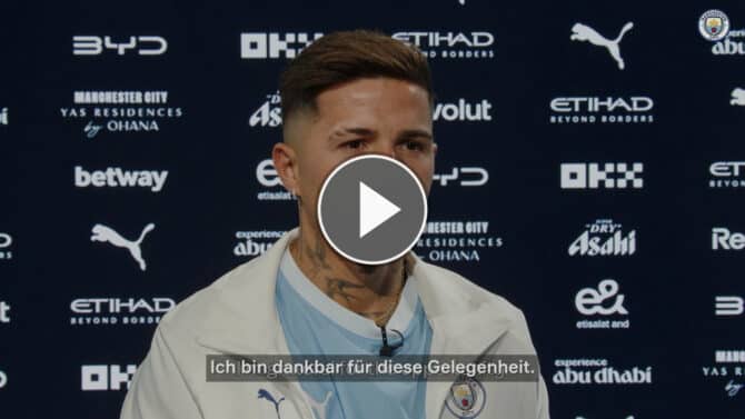 Enzo Fernández: Wechsel zu Manchester City ein Traum