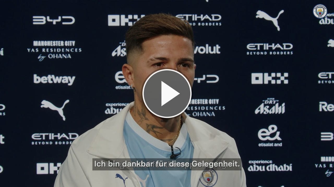 Fußball Videos Enzo Fernández: Wechsel zu Manchester City ein Traum