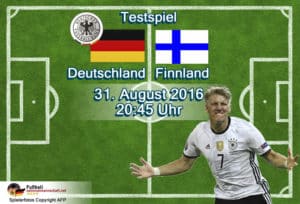 Länderspiel Deutschland - Finnland